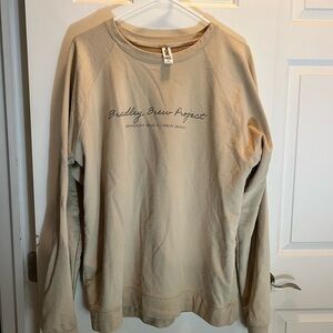 Bradley Brew Project Next Level Apparel Tan Sweatshirt